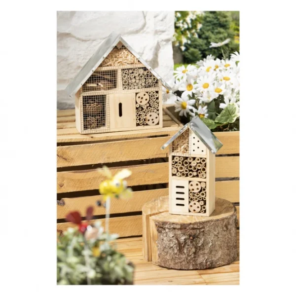 Sonstiger Hersteller Insektenhotel – Aus Holz – Ca. 15 X 9 X 26 Cm 1